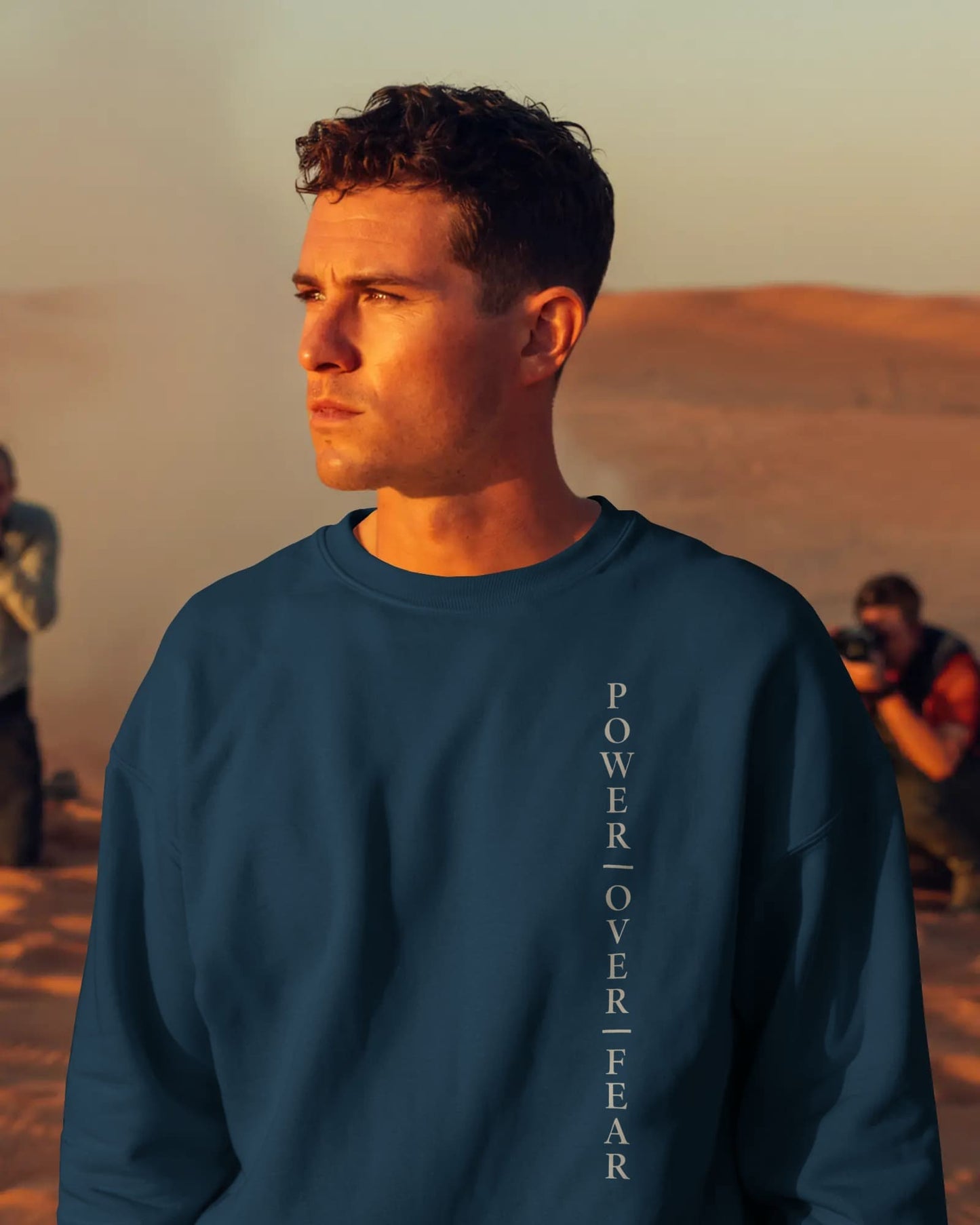 Power Over Fear-Men Sweatshirt