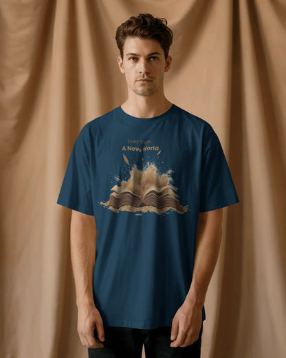 Sand Book- Men Oversize T-shirt