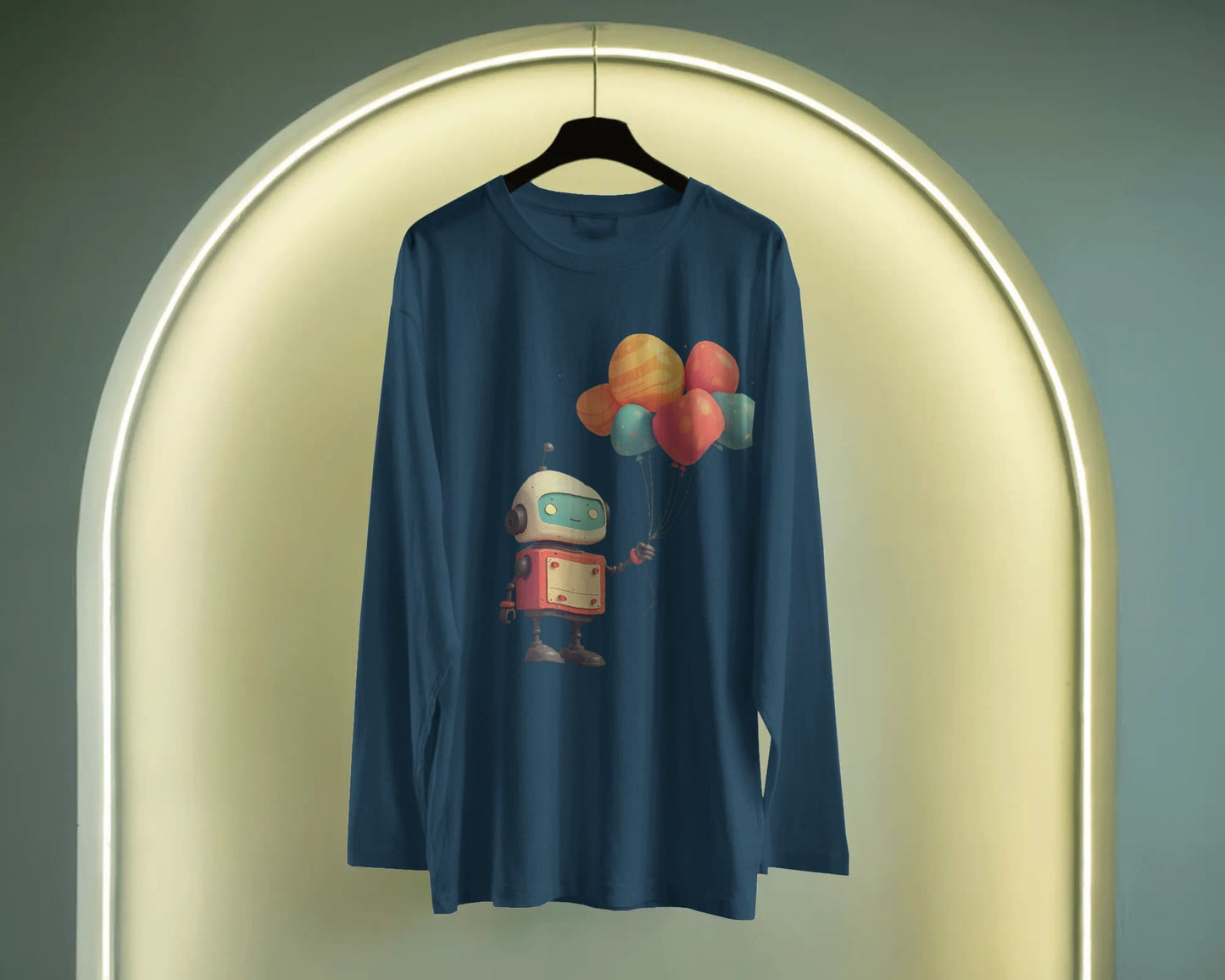 Robot- Men Full Sleeve T-shirt