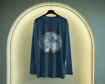 Haunted View- Men Full Sleeve T-shirt