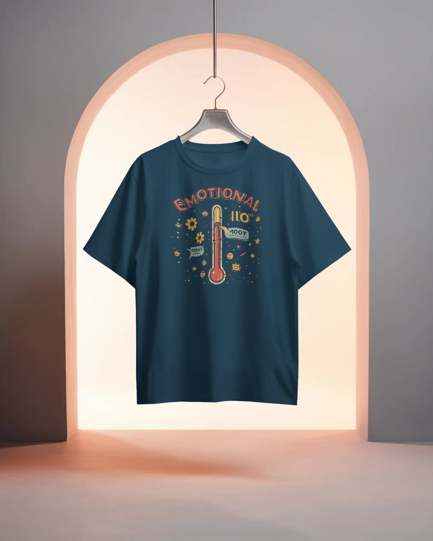 Emotional Thermometer- Women Oversize T-Shirt