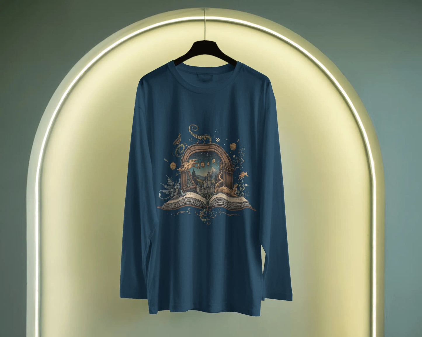 Magical Book- Men Full Sleeve T-shirt