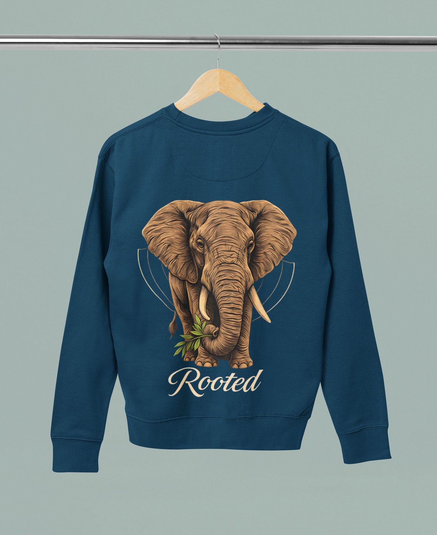 Rooted Elephant-Women Sweatshirt