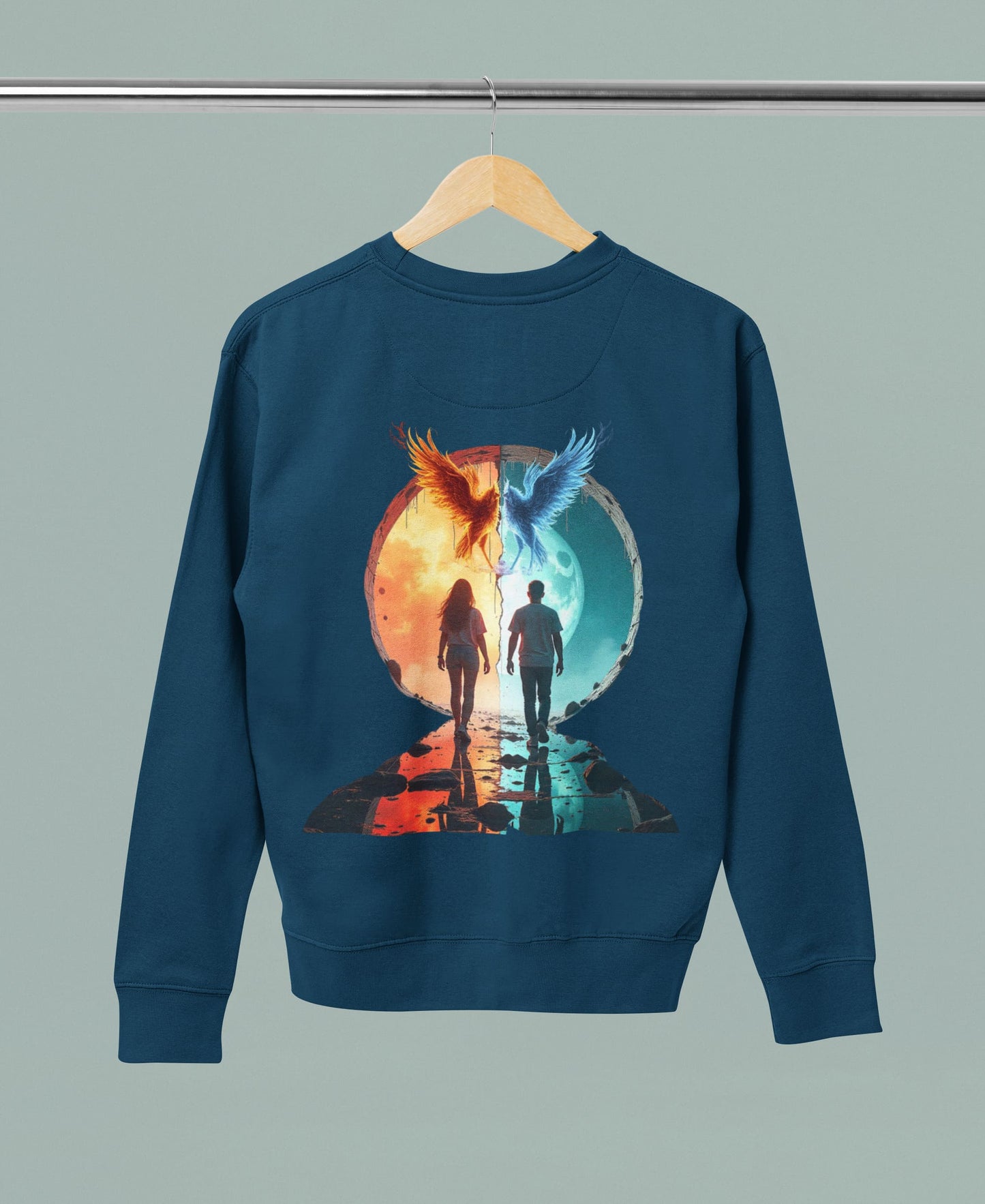 Fire & Ice-Men Sweatshirt