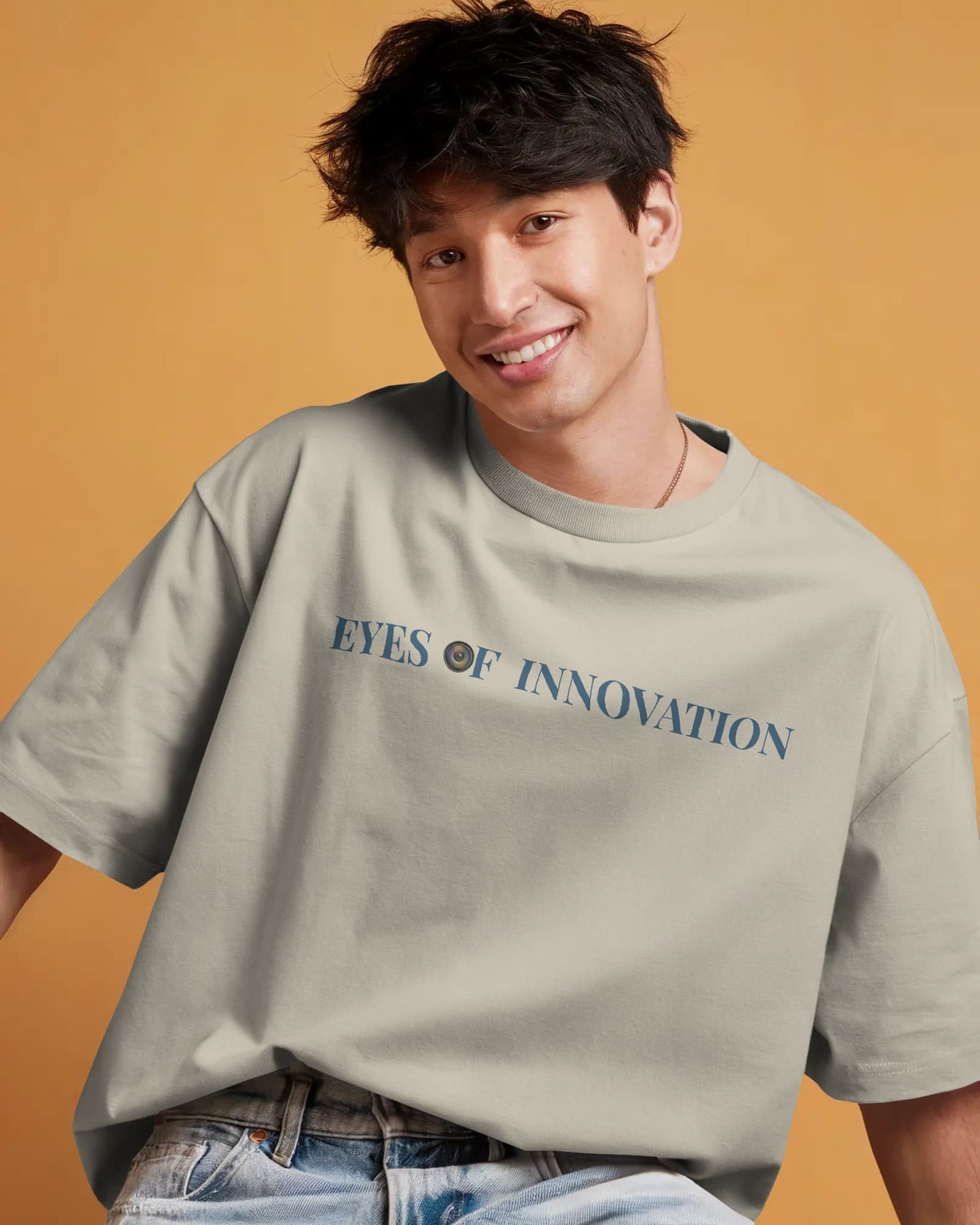 Eyes of Innovation- Men Oversize T-shirt