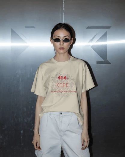 Error 404 Code- Women Oversize T-shirt