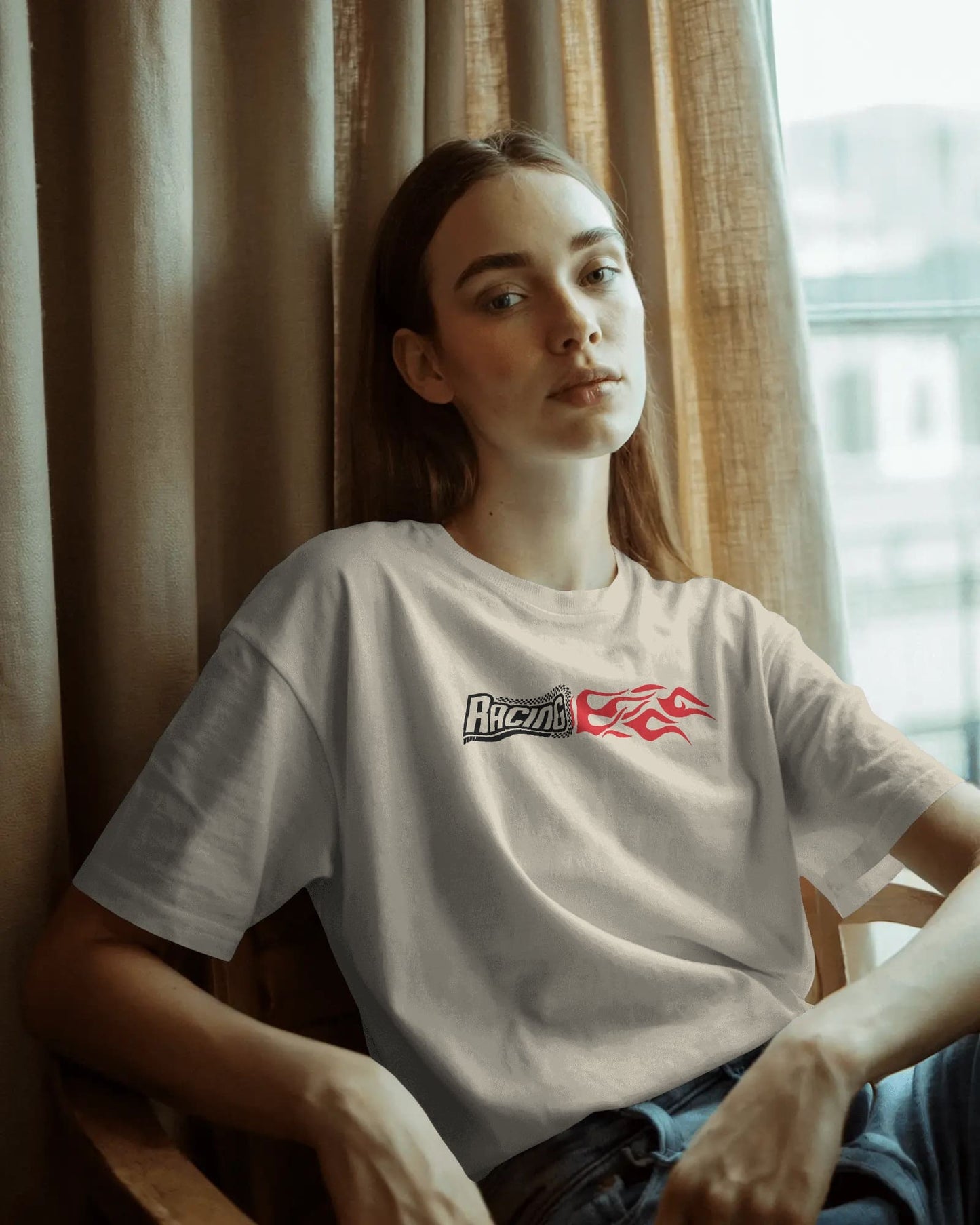 Racing car- Women Oversize T-shirt