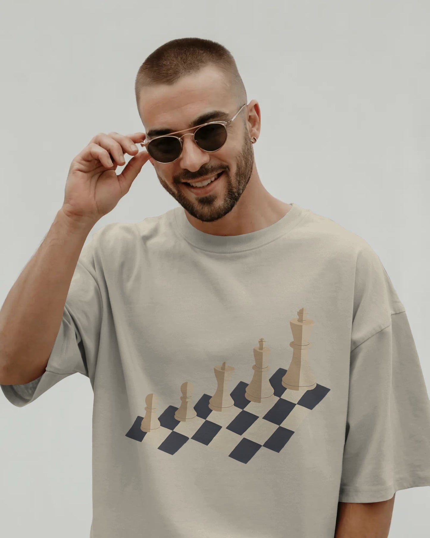 Chess- Men Oversize T- shirt