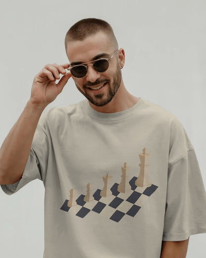 Chess- Men Oversize T- shirt