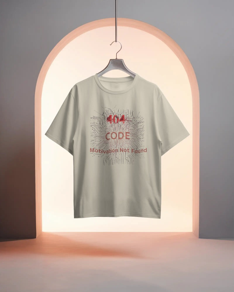 Error 404 Code- Men Oversize T-shirt