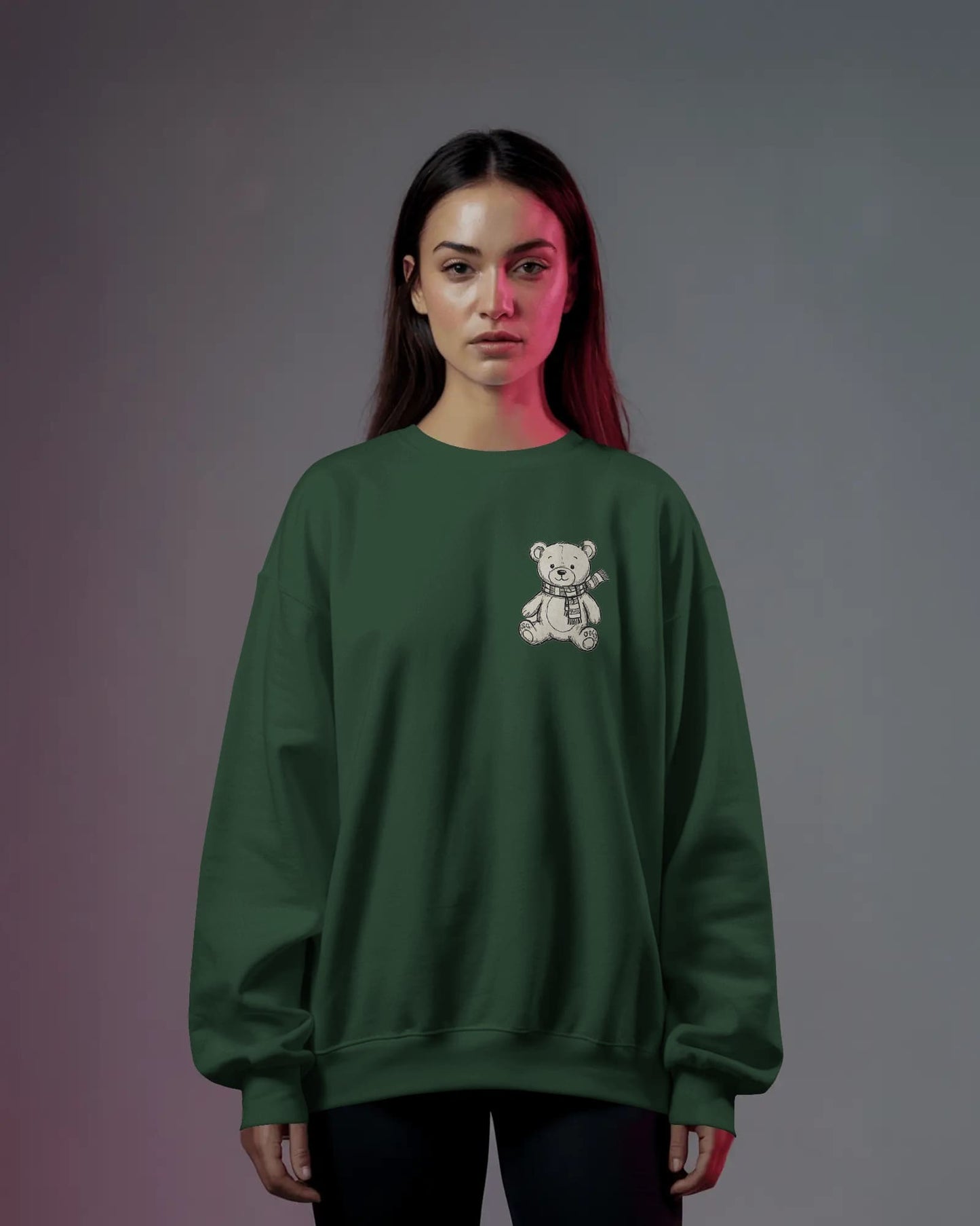 Teddy Bear Winter- Women Sweatshirt