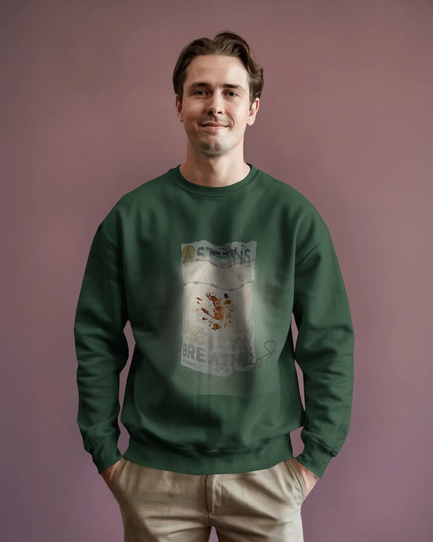 Street Lamp- Men Sweatshirt