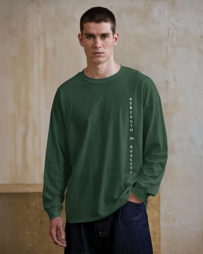 Strength in Duality- Men Full Sleeve T-shirt