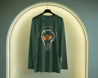 Creativity Can't be Contained- Men Full Sleeve T-shirt