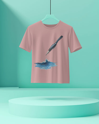 Ocean Drop-Men Half Sleeve Round Neck T-shirt