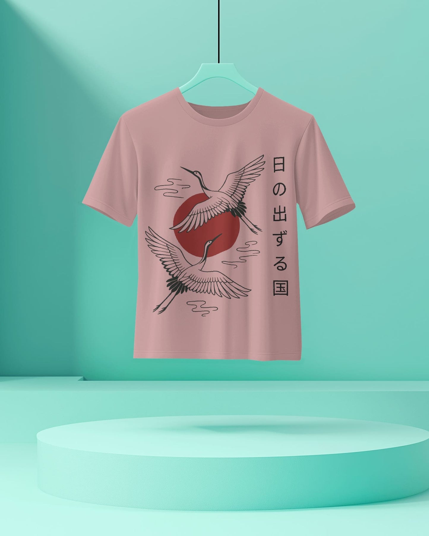 Land of Rising Sun- Men Half Sleeve Round Neck T-shirt