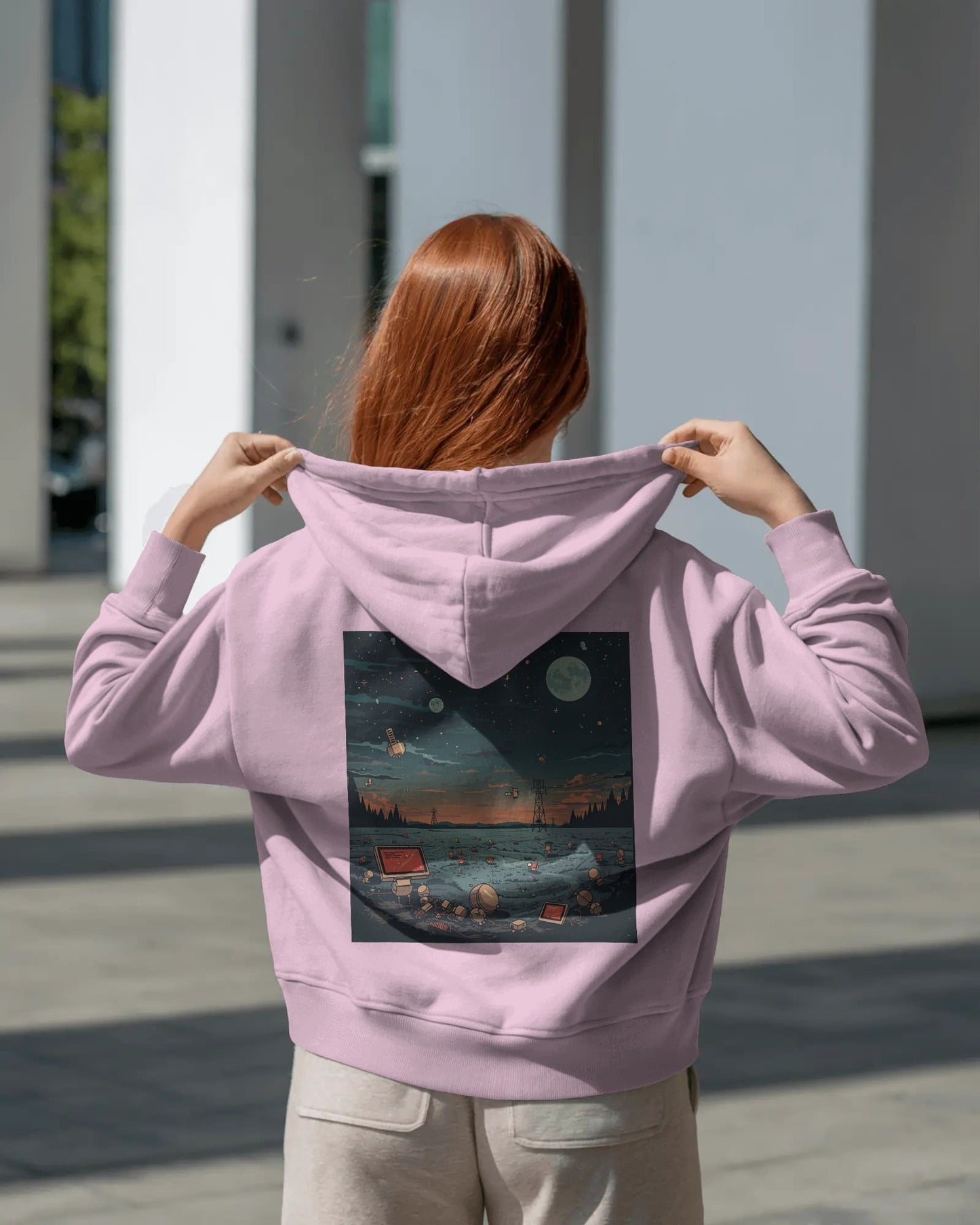 Satellite Space- Women Hoodie