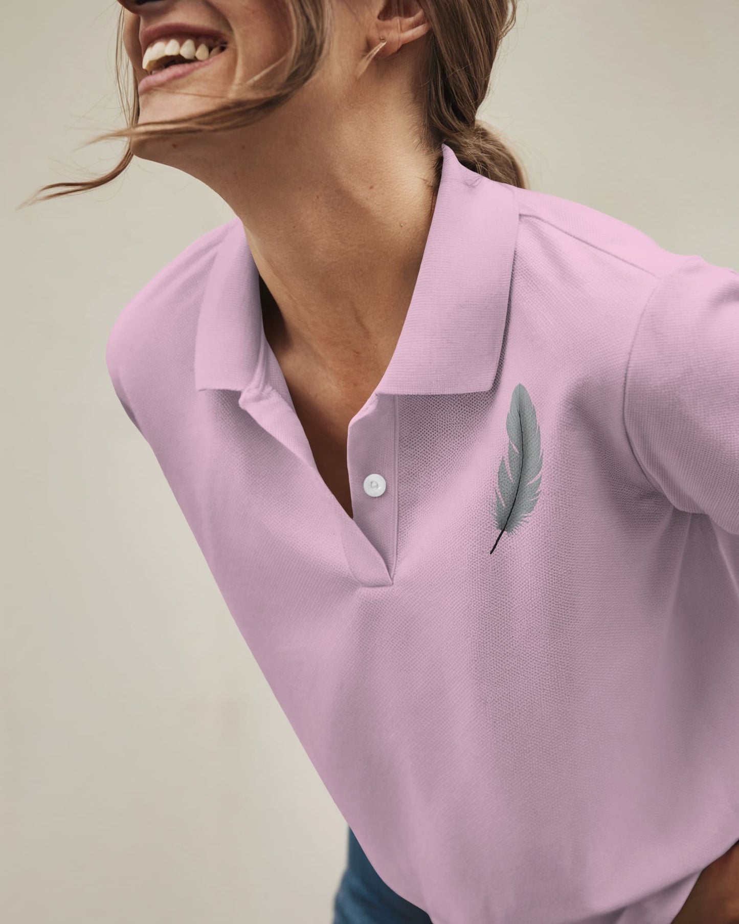 Feather-Women Polo T-shirt