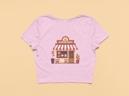 Coffee House-Crop Top