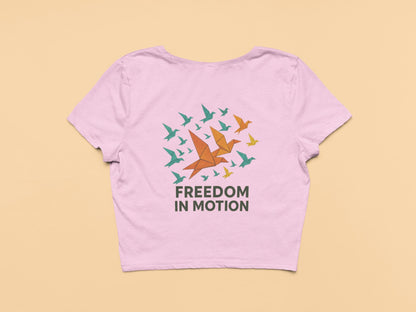 Freedom in  Motion- Crop Top