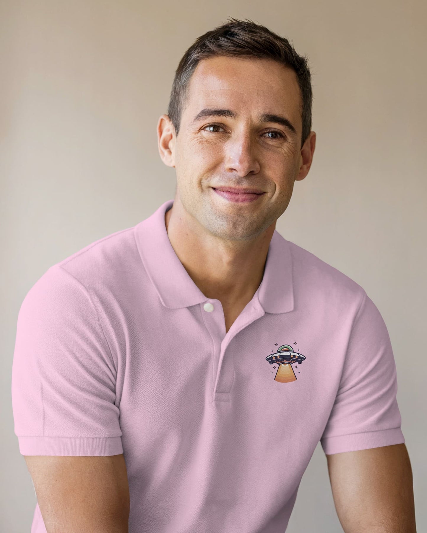 Spaceship- Men Polo T-shirt