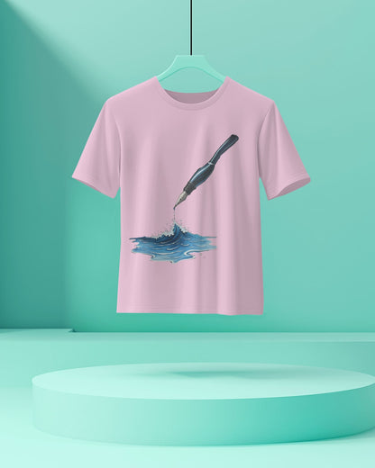 Ocean Drop - Women Half Sleeve Round Neck T-shirt