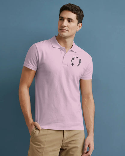 Strength In Silence-Men Polo T-shirt