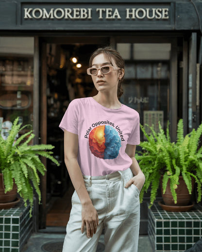 Polar Opposite - Women Half Sleeve Round Neck T-shirt