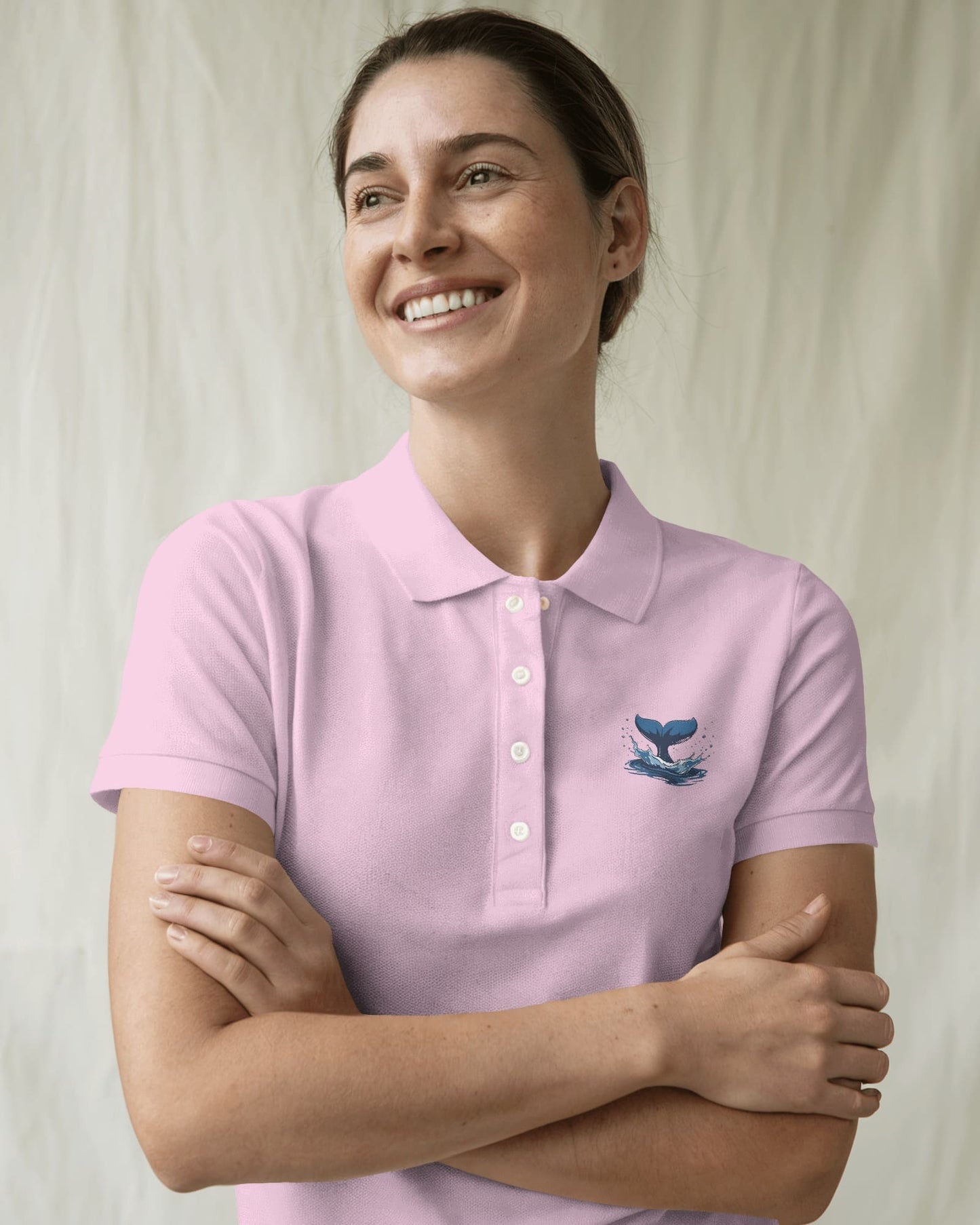 Whale Tail- Women Polo T-shirt