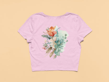 Flower -Crop Top