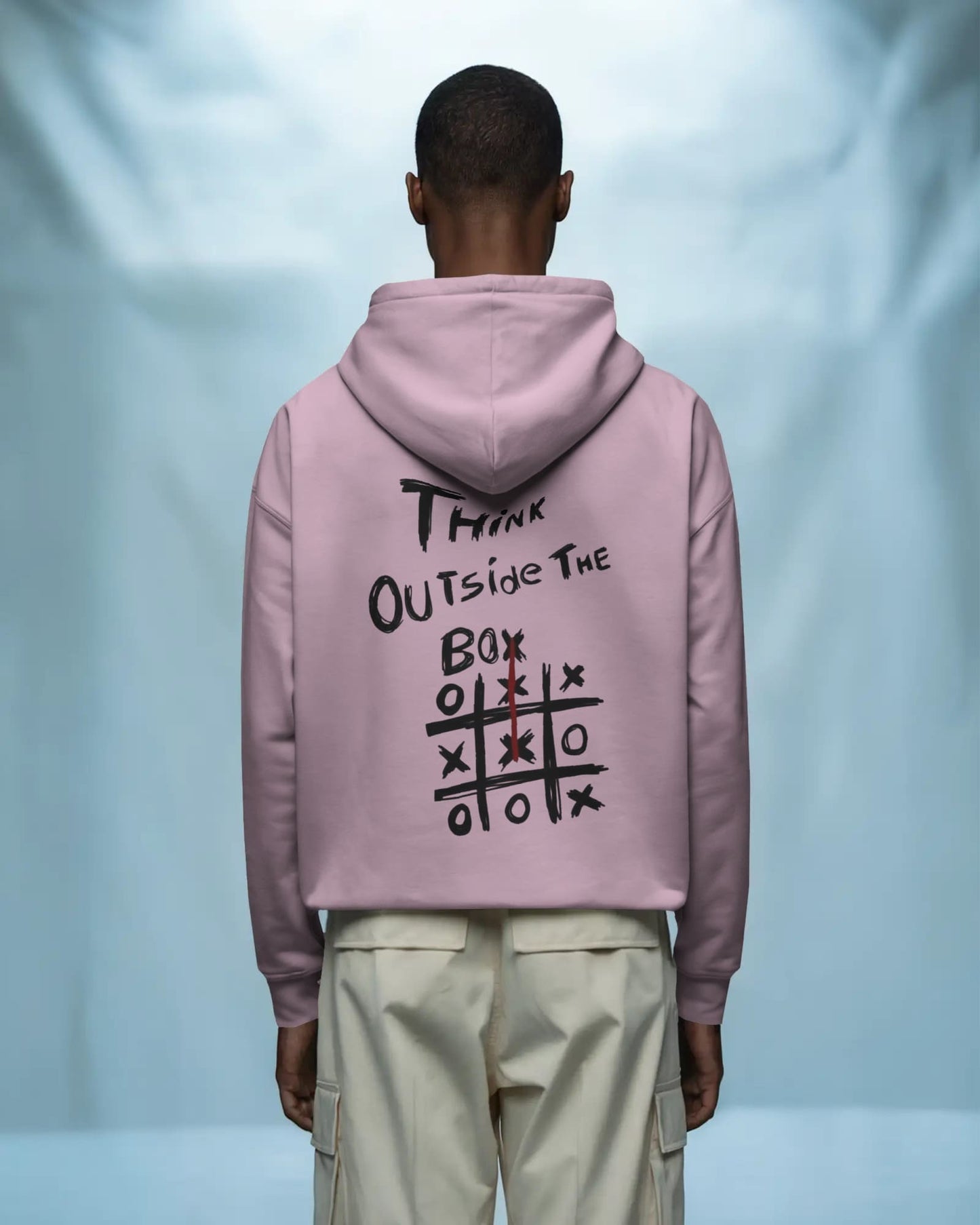 Think Outside Box- Men Hoodie