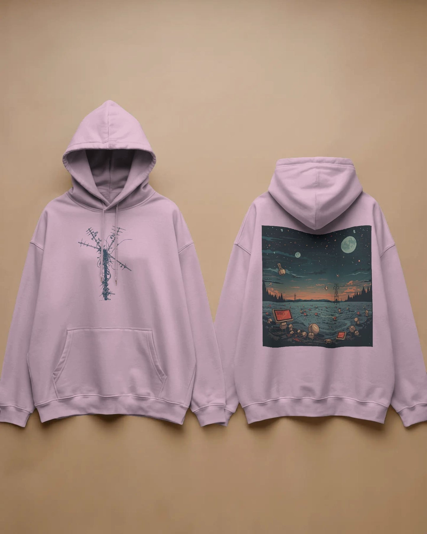 Satellite Space- Women Hoodie
