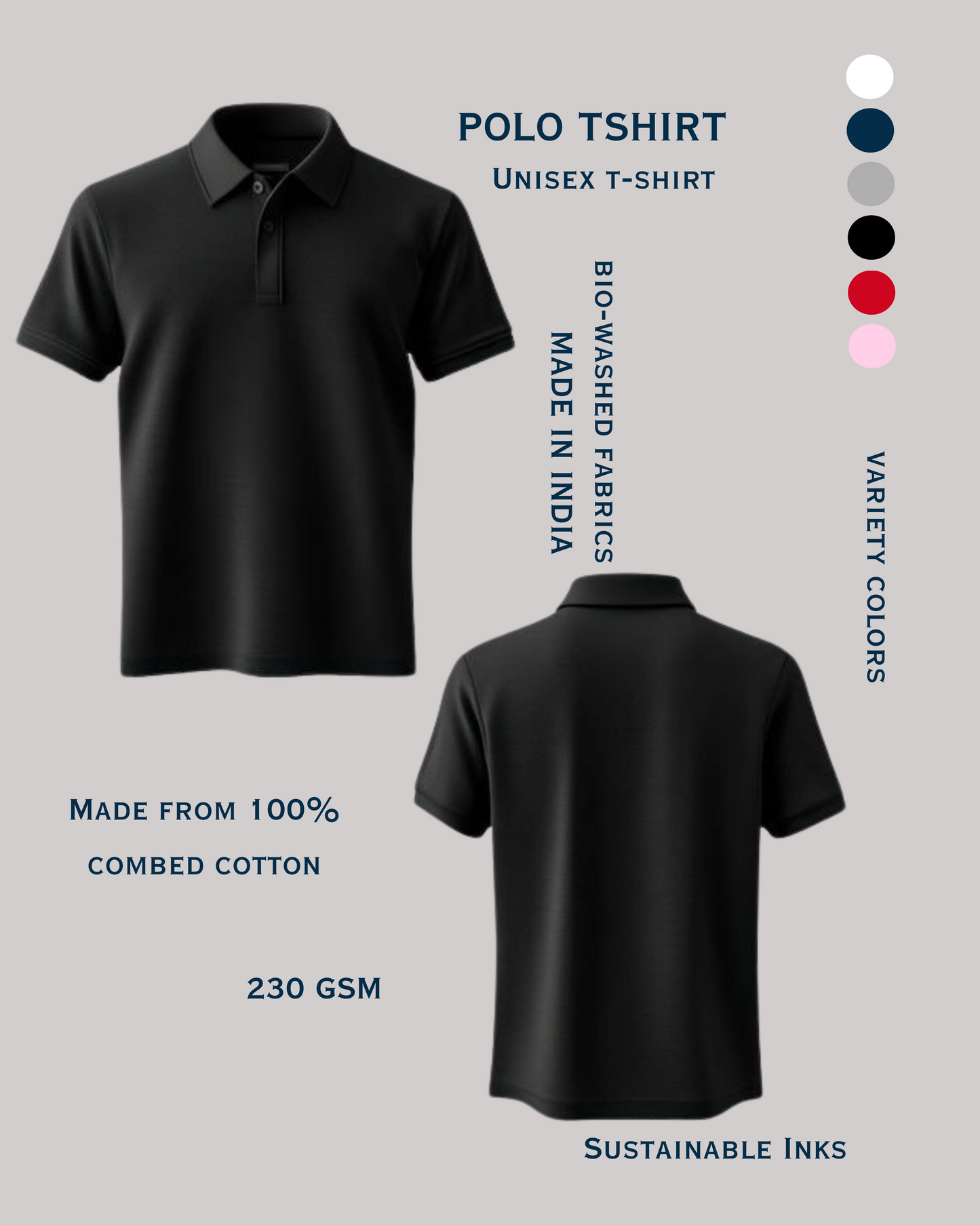 Plain-Women Polo T-Shirts