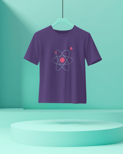 Atom Ring- Men Half Sleeve Round Neck T-shirt