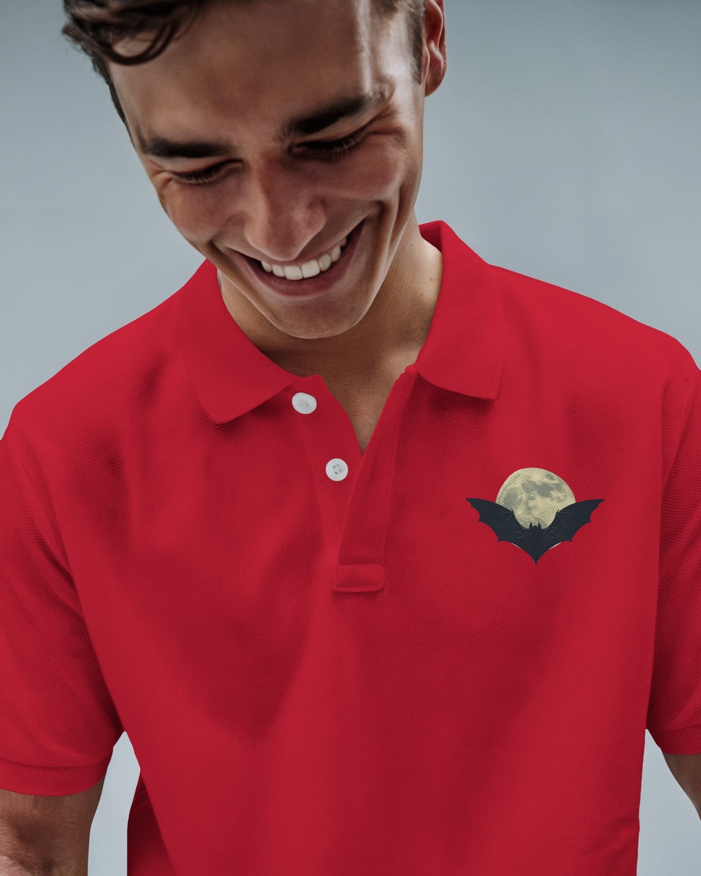 Moon view - Men Polo T- shirt