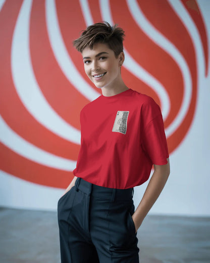 Club Ace Card- Women Oversize T-shirt