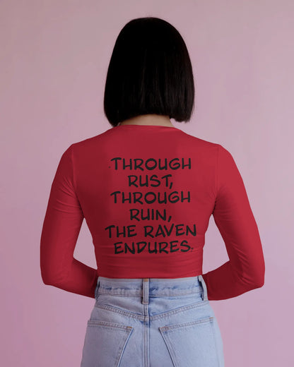 The Raven Endures- Women Full Sleeve T-shirt