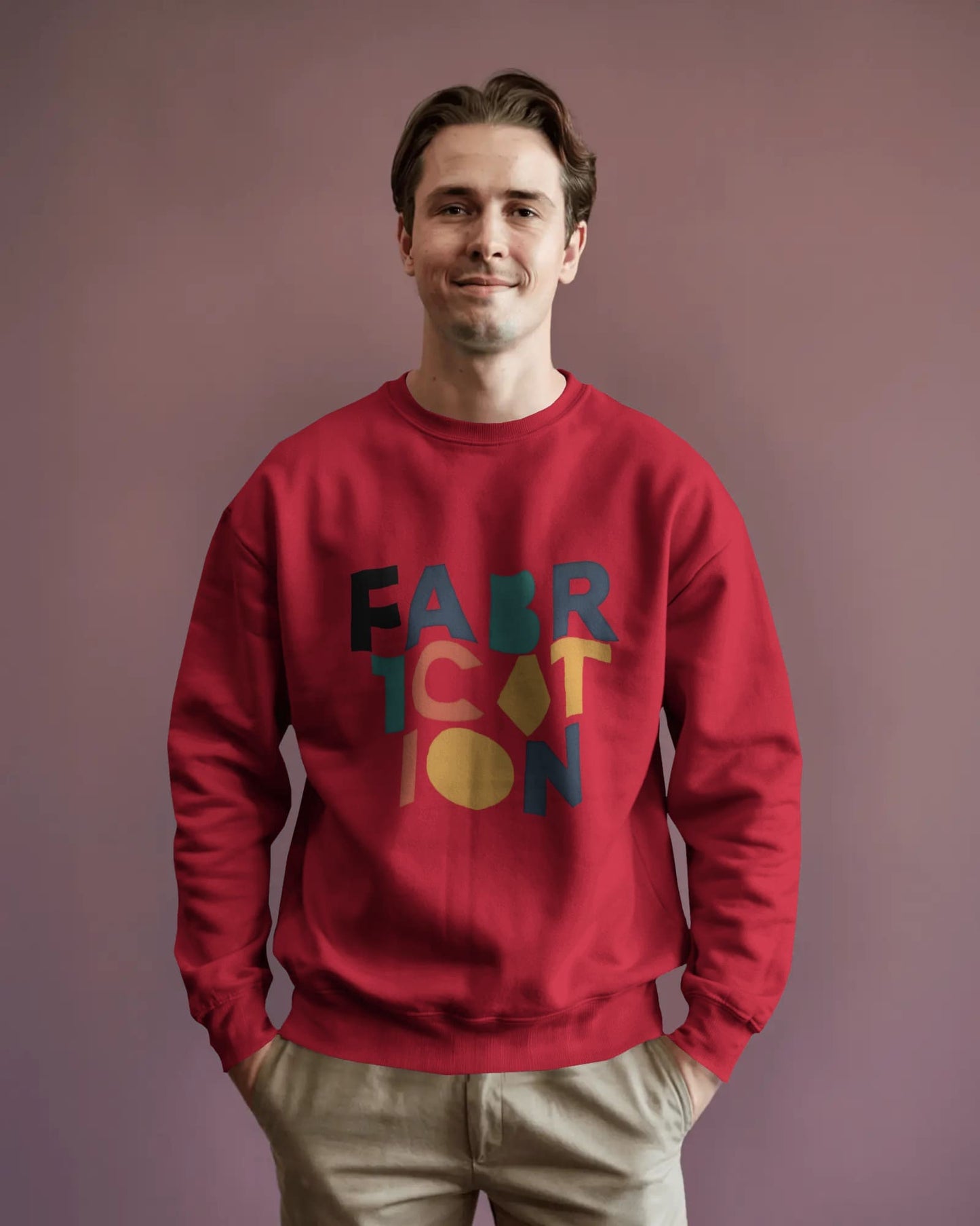 Fabrication Word Art- Men Sweatshirt