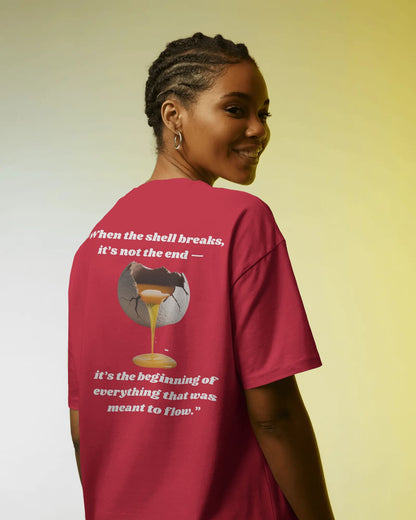 Moon Shell Breaks- Women Oversize T-shirt
