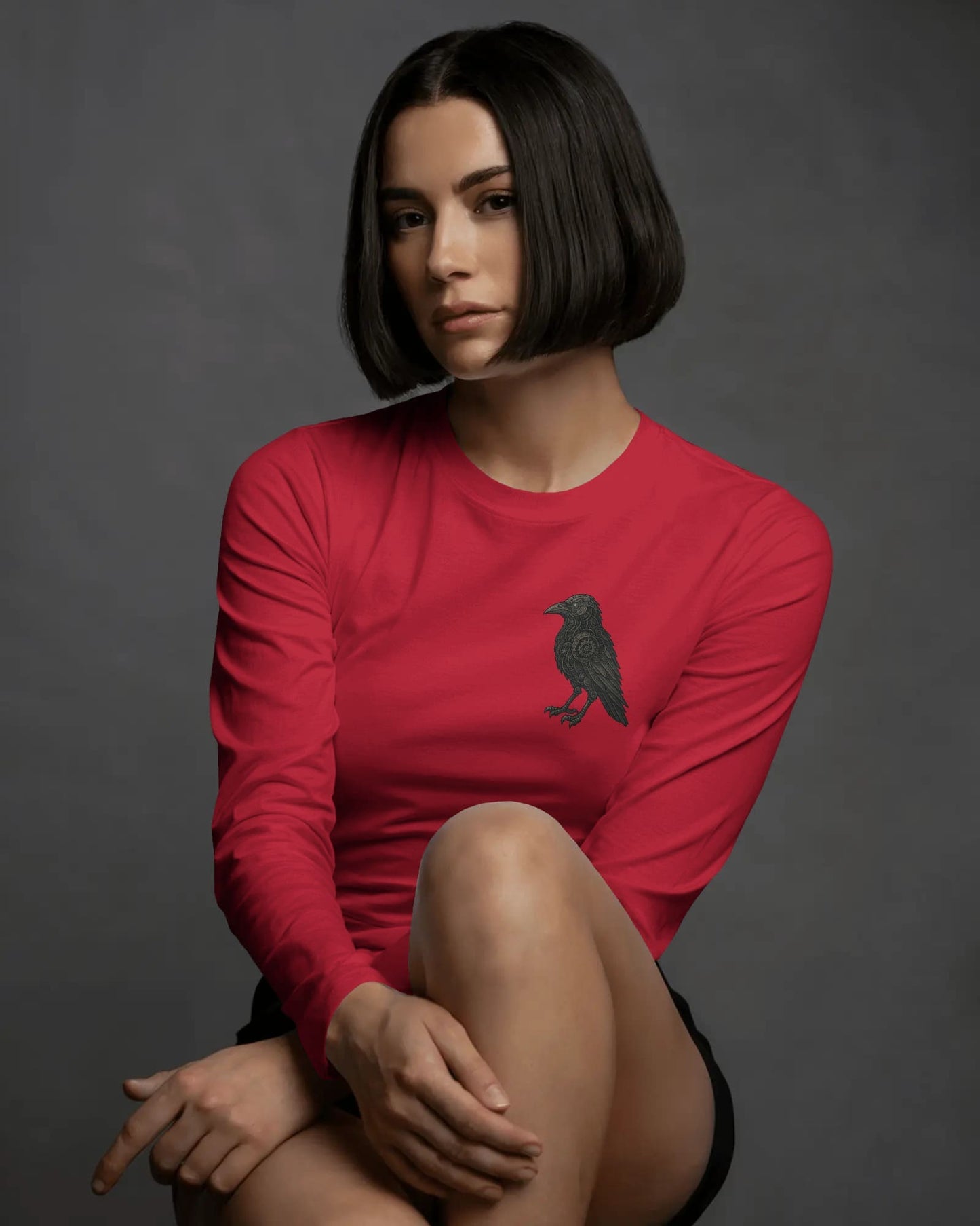The Raven Endures- Women Full Sleeve T-shirt
