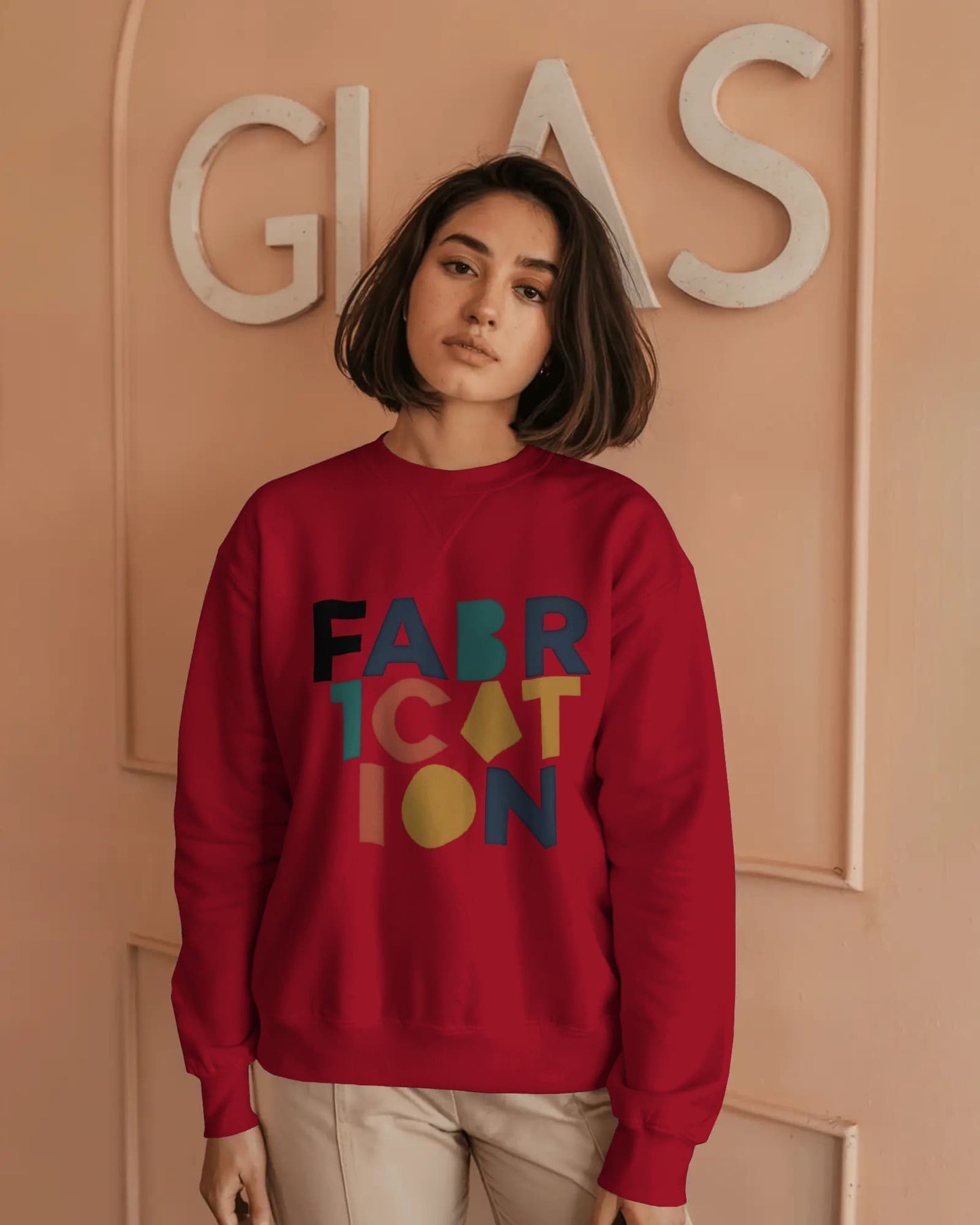 Fabrication Word Art- Women Sweatshirt
