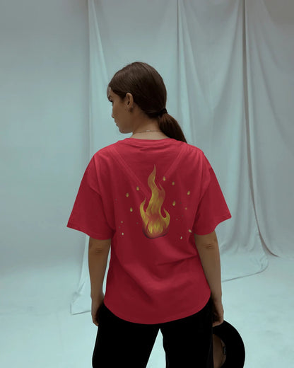 Fire- keep the flame alive- Women Oversize T-shirt