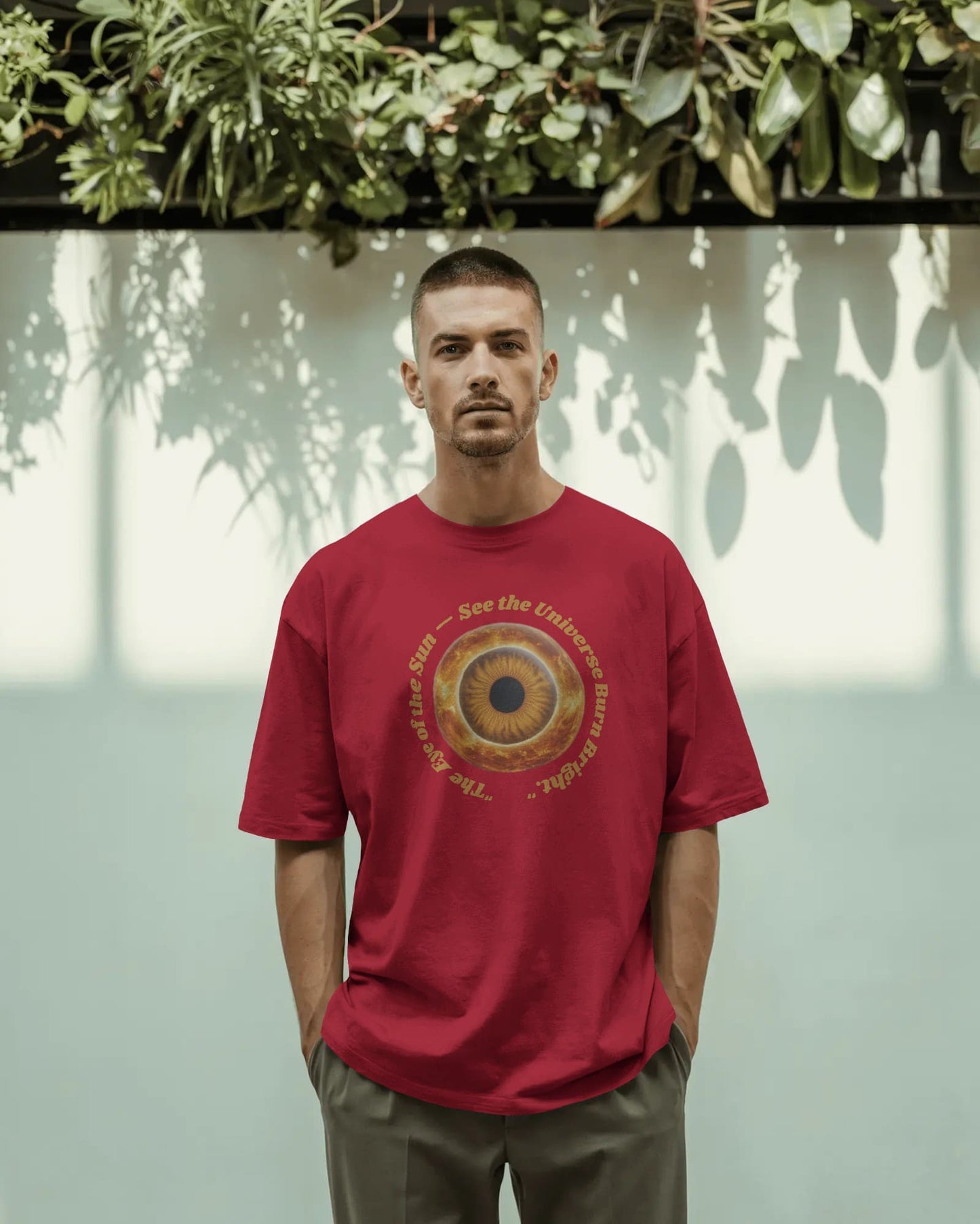 The Eye of the Sun- Men Oversize T-shirt
