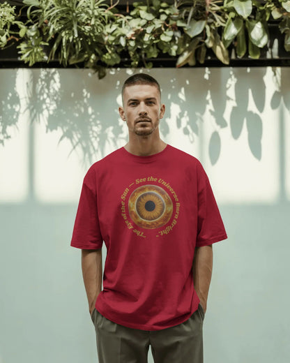 The Eye of the Sun- Men Oversize T-shirt