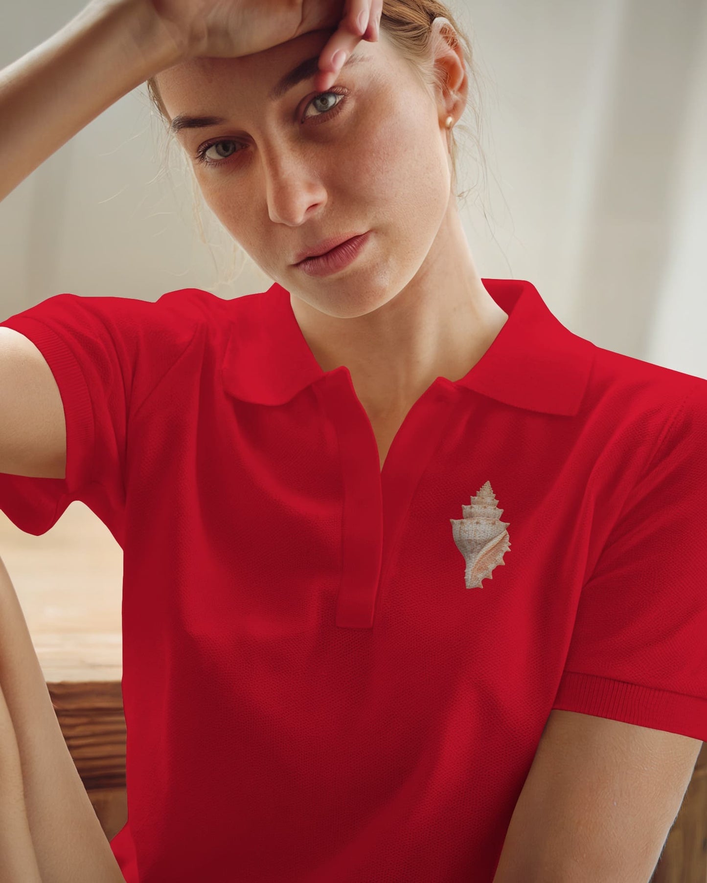 Sea Shell- Women Polo T-shirt