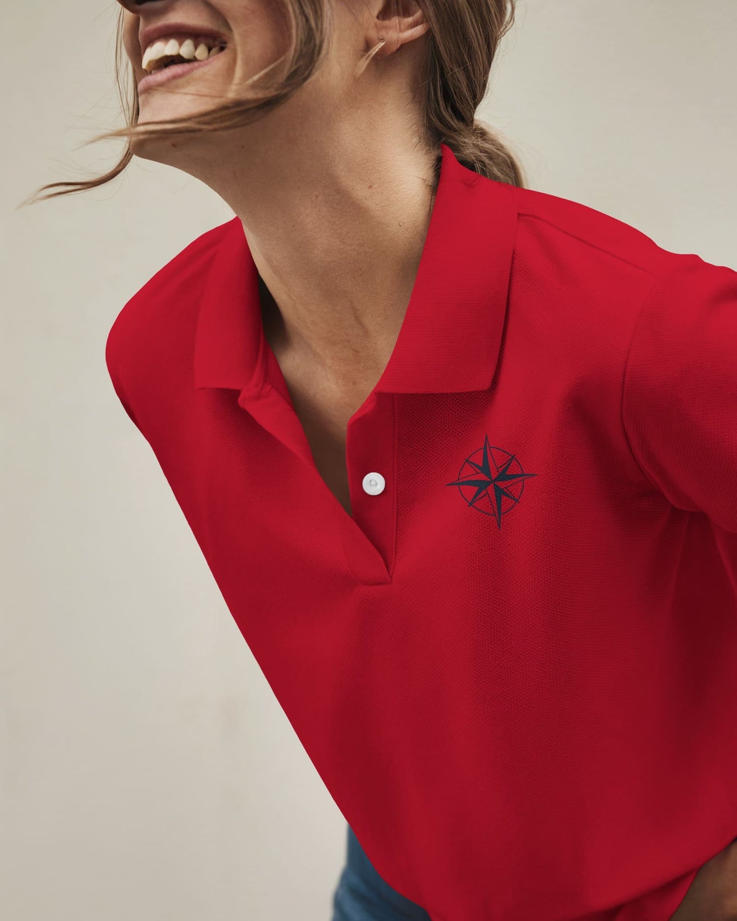 Compass-Women Polo T-shirt