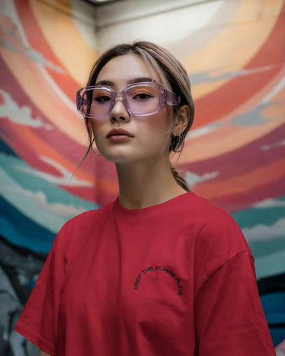 Fire- keep the flame alive- Women Oversize T-shirt