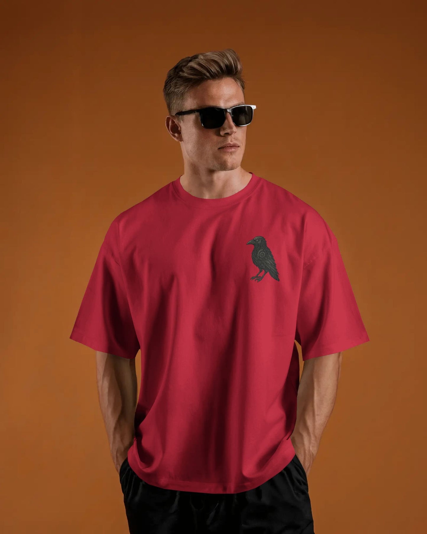 The Raven Endures- Men Oversize T-shirt