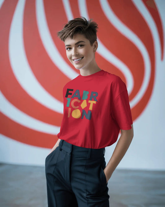 Fabrication Word Art- Women Oversize t-shirt