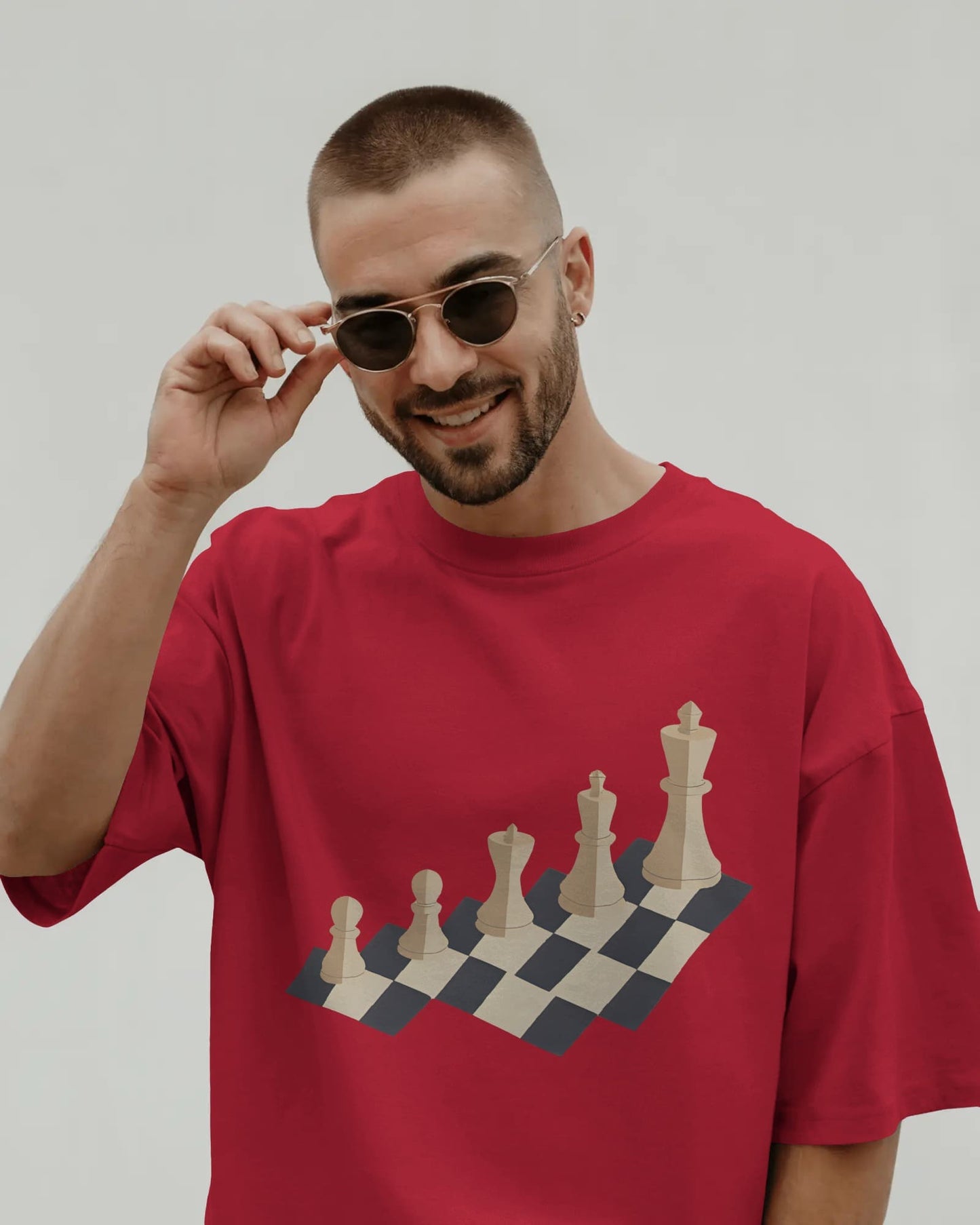 Chess- Men Oversize T- shirt